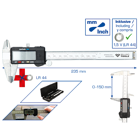 Brilliant Tools BT114900 Messschieber