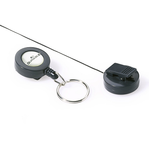 Durable 822258 Auweishülle Zubehör Namensschild mit Jojo Anthrazit 10 Stück(e)