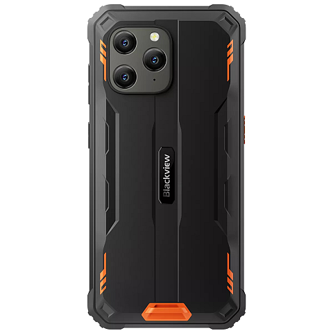 Blackview BV5300 Plus 15,5 cm (6.1") Dual-SIM Android 13 4G 8 GB 128 GB 6580 mAh Schwarz, Orange
