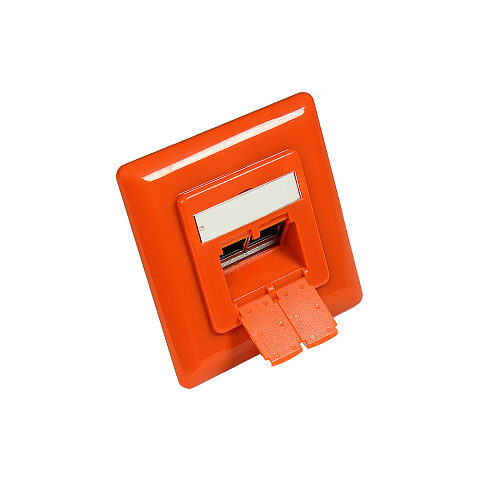 Alcasa GC-N0051O Steckdose RJ-45 Orange