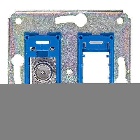Hirschmann EDC2000 C Steckdose BNC + RJ-45 Metallisch, Weiß, Zink
