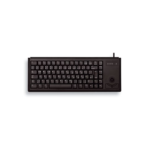 CHERRY G84-4400 TRACKBALL Kabelgebundene Tastatur,PS2, Schwarz (QWERTZ - DE)