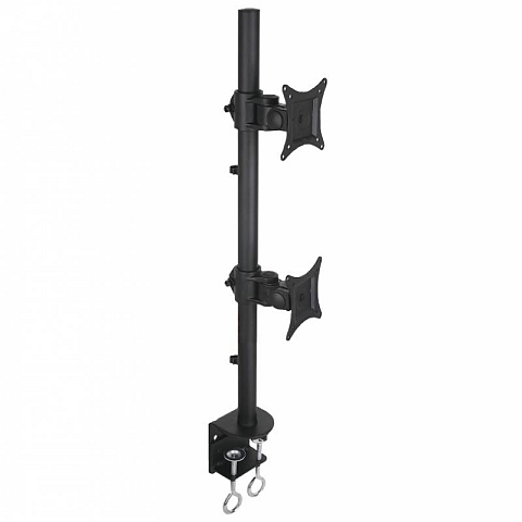 Techly ICA-LCD-350-D Flachbildschirm-Tischhalterung 68,6 cm (27") Tisch/Bank Schwarz