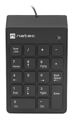 NATEC GOBY 2 Numerische Tastatur Universal USB Schwarz