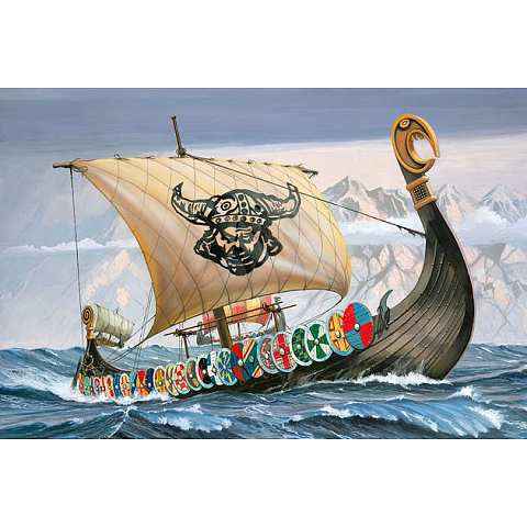Revell Viking Ship Modell eines Segelschiffs Montagesatz 1:50