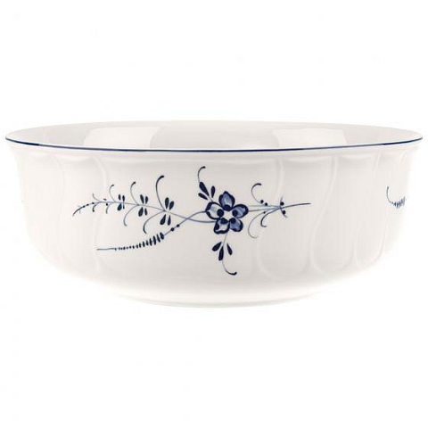 Villeroy & Boch 1023413160 Speiseschüssel Suppenschüssel 3,156 l Rund Porzellan Blau, Weiß 1 Stück(e)