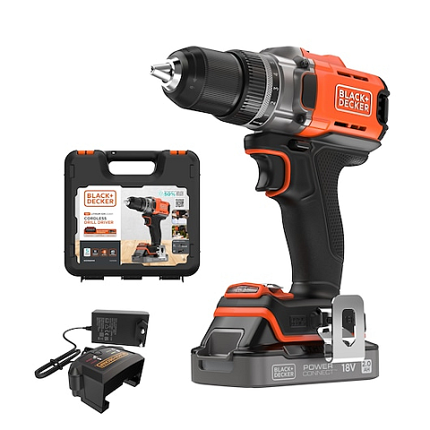 Black & Decker BCD382D1XK-QW Bohrmaschine Orange