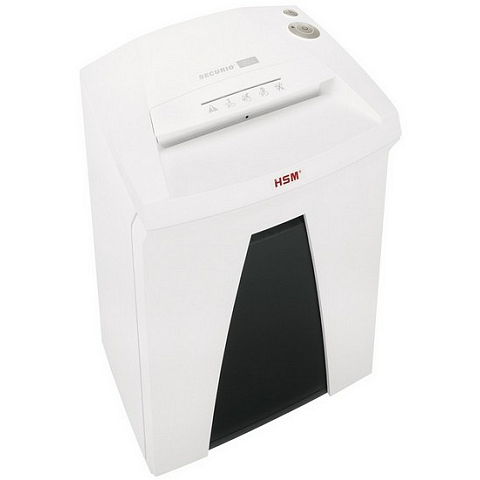 HSM Securio B24 3,9mm Aktenvernichter Streifenzerkleinerung 56 dB 24 cm Weiß