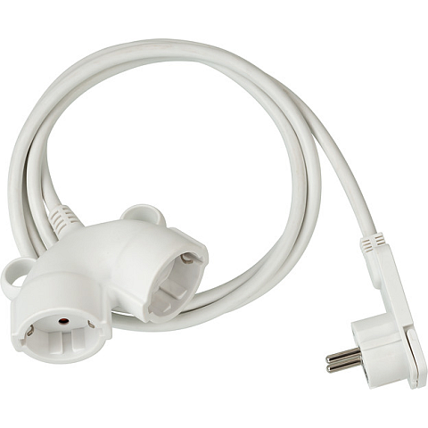 Brennenstuhl 1161820223 Verlängerungskabel 3 m 2 AC-Ausgänge Weiß