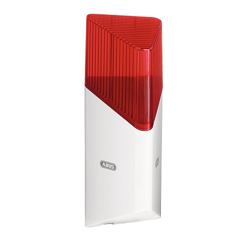 ABUS FUSG35000A Sirene Drahtlose Sirene Drinnen/Draußen Rot, Weiß
