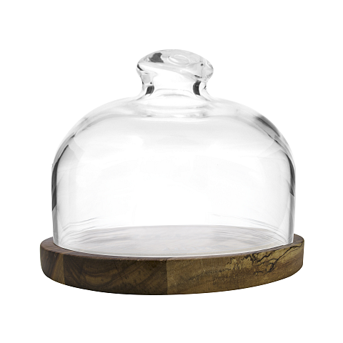 Gusta 105732515 Küchen-Schneidebrett Glas, Holz Schwarz