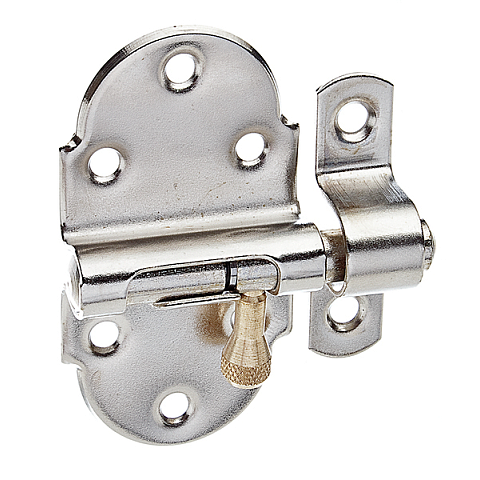 GAH-Alberts Grendelriegel mit Messing-Knopf