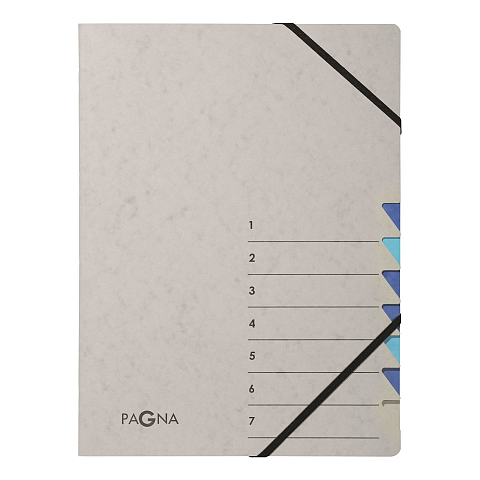 Pagna 44307-02 Schnellhefter Blau, Grau Karton A4