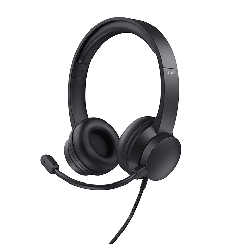 Trust Rydo Kopfhörer Kabelgebunden Kopfband Anrufe/Musik USB Typ-A Schwarz