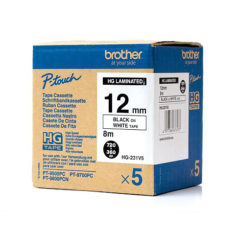 Brother HG231V5 Druckeretikett HG