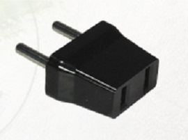Alcasa 1500-RA16 Netzstecker-Adapter Schwarz