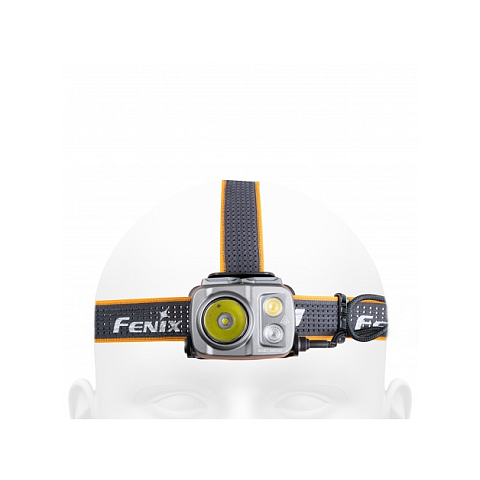 Fenix HP25R V2.0 Taschenlampe Schwarz, Gelb Stirnband-Taschenlampe LED