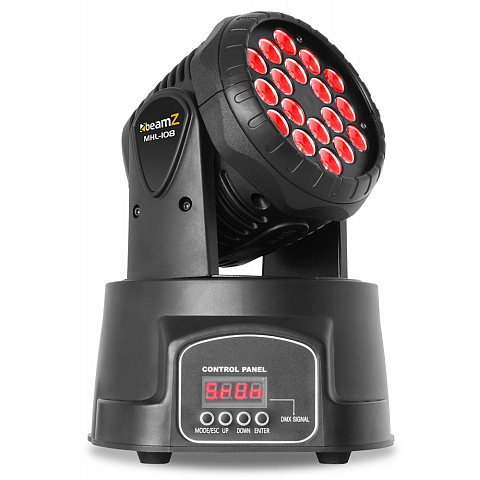 BeamZ MHL108MK3 Für die Nutzung im Innenbereich geeignet Disco-Stroboskop Schwarz