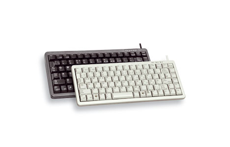 CHERRY Compact keyboard, Combo (USB + PS/2), PL Tastatur USB + PS/2 QWERTY Grau