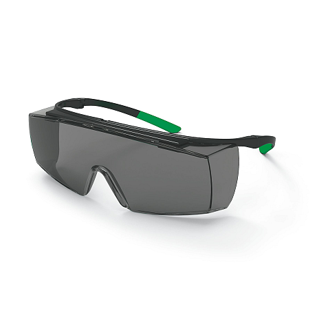 Uvex 9169543 Schutzbrille/Sicherheitsbrille Grün, Schwarz