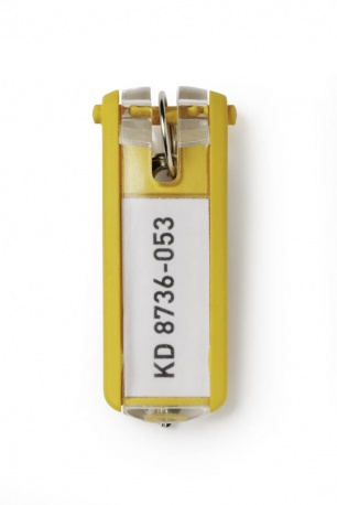 Durable Key Clip Gelb 6 Stück(e)