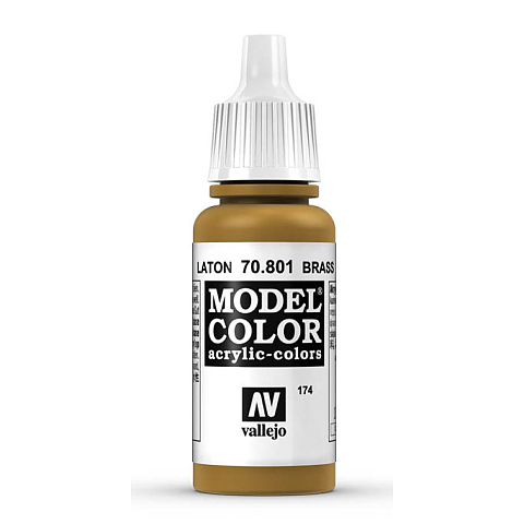 Vallejo 70.801 Acrylfarbe 17 ml Messing Flasche