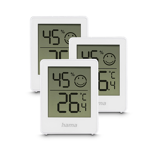 Hama Cres Elektronisches Umgebungsthermometer Drinnen Weiß