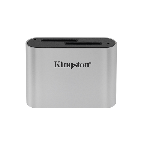 Kingston Technology USB 3.2 Gen1 Workflow SDHC/SDXC UHS-II Speicherkartenlesegerät mit 2 Steckplätzen
