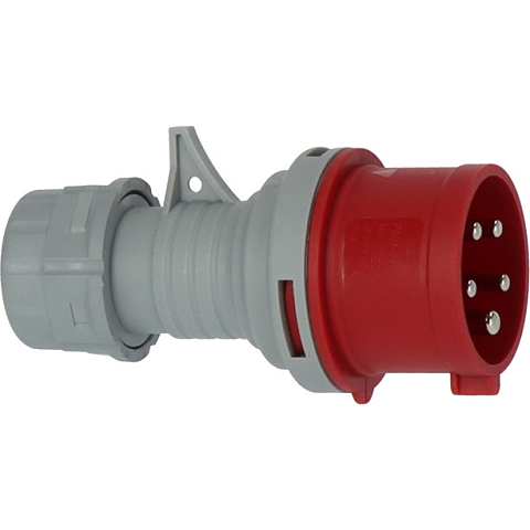 Brennenstuhl 1081030020 Elektrischer Netzstecker Grau, Rot 5P