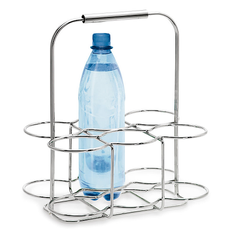 Blomus 68484 Flaschenträger Edelstahl Chromstahl 6 Flasche(n)