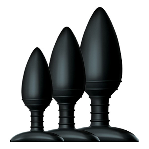 Nexus Trio Analplug Schwarz Silikon 3 Stück(e)