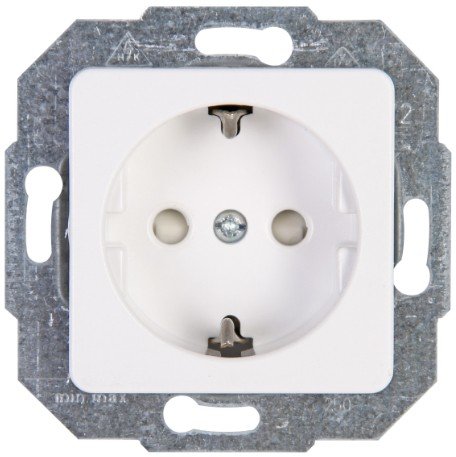 Kopp 112613086 Steckdose CEE 7/3 Weiß