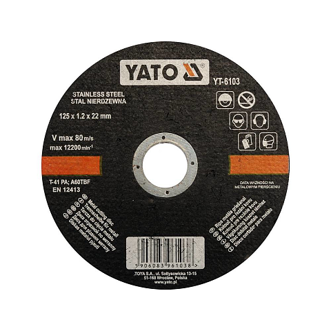 Yato YT-6103 Winkelschleifer-Zubehör Schneidedisk