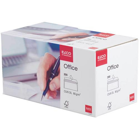 Elco Office C5/6 DL Briefumschlag C6/C5 (114 x 229 mm) Weiß 200 Stück(e)