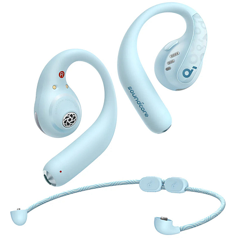 Soundcore AeroFit Pro Kopfhörer Kabellos Ohrbügel Anrufe/Musik/Sport/Alltag Bluetooth Aqua-Farbe