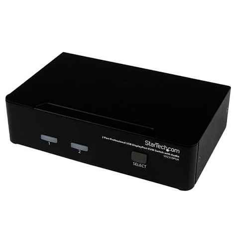 StarTech.com 2 Port DisplayPort USB KVM Switch - DisplayPort KVM Umschalter mit Audio