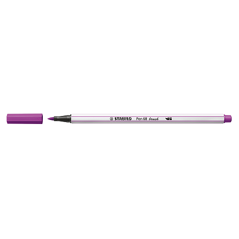 STABILO Pen 68 brush Filzstift Medium Lila 1 Stück(e)