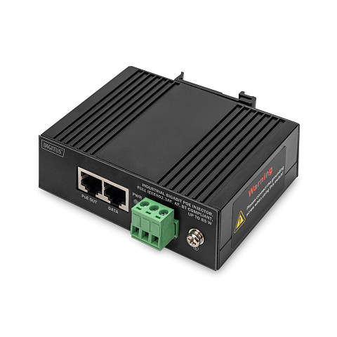 Digitus Gigabit EthernetPoE Injektor, Industriell