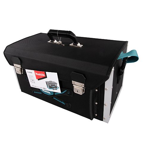 Makita E-05424 Werkzeugkoffer Schwarz Aluminium, Polypropylen (PP)