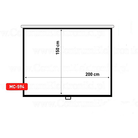 Maclean MC-594 Projektionsleinwand 2,54 m (100") 3:4
