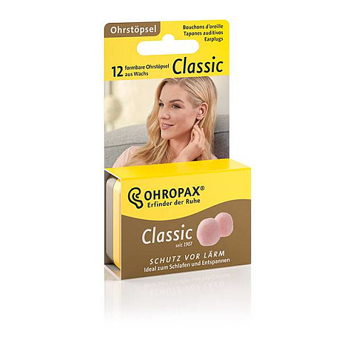 OHROPAX Classic Einweg-Ohrstöpsel Beige 12 Stück(e)