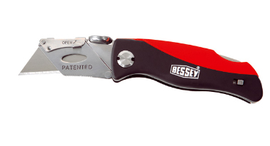 BESSEY DBKPH-EU Teppichmesser Schwarz, Rot Feststehendes Messer
