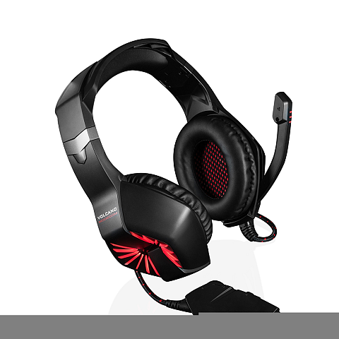Modecom VOLCANO MC-839 SWORD Kopfhörer Kabelgebunden Kopfband Gaming Schwarz