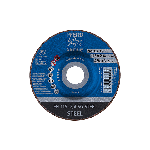 PFERD EH 115-2,4 SG STEEL Winkelschleifer-Zubehör