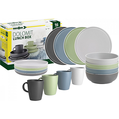 Brunner 0830155N.C2P Campinggeschirr-Set Melamin