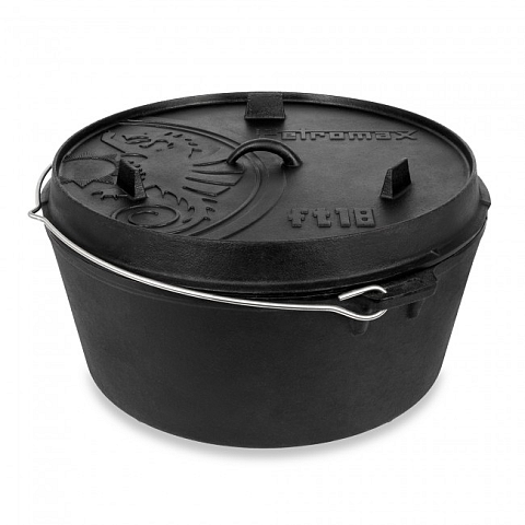 Petromax ft18 Schmortopf 16,1 l Schwarz