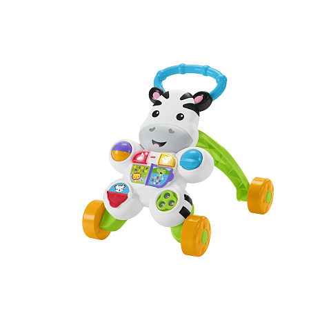 Fisher-Price Lern mit mir Zebra-Lauflernwagen, Baby Lauflernhilfe, Laufwagen