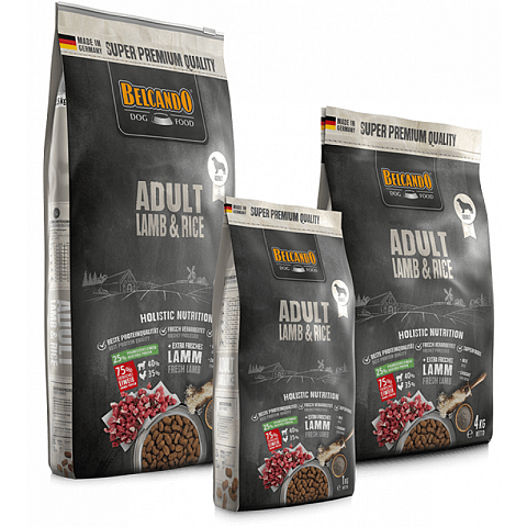 Belcando 557825 Hunde-Trockenfutter 12,5 kg Adult Lamm, Reis