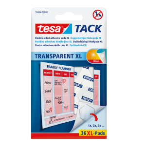 TESA 59404-00000 selbstklebendes Etikett Transparent 36 Stück(e)