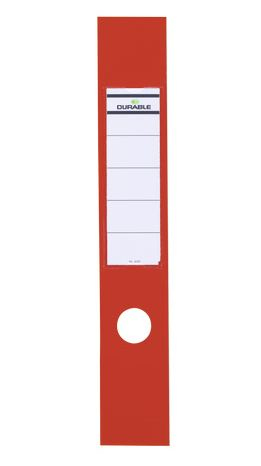 Durable ORDOFIX 60 mm selbstklebendes Etikett Rechteck Rot 10 Stück(e)